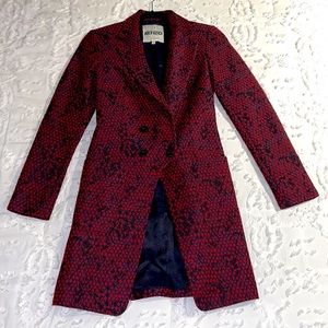 Kenzo Paris Couture Coat with 4 front buttons and deep slim pockets.